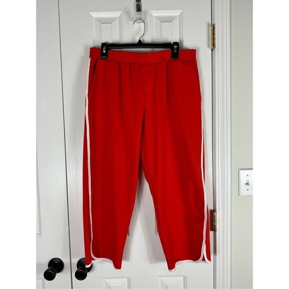 NWT Zara Womens Red Pants Size L - Picture 1 of 4
